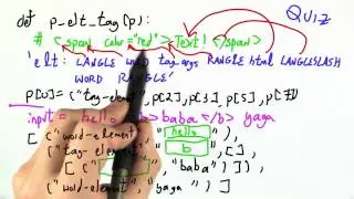 Parsing Tags Solution - Programming Languages