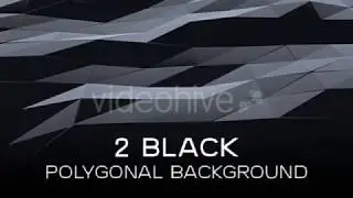 Black Polygonal Background