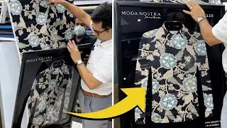 ഷർട്ടിന്റെ മോഡൽ കണ്ട് തുണി വാങ്ങാം | linen shirt collection