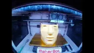 Time Lapse Mask with a Makerbot Replicator