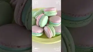민트멜론 마카롱💚🩵 #macarons #baking #cake #cookies #dessert #macaron#mint#melon