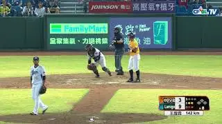 08/17 兄弟 vs Lamigo 八局上，王躍霖投出三上三下