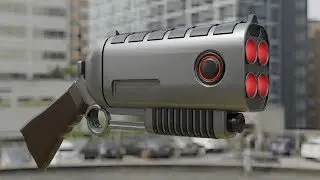 Sci-Fi Gun Modelling