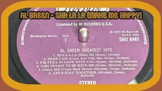 Al Green - Sha-La-La (Make Me Happy) (1975 Vinyl LP)
