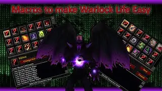 Season of Discovery Warlock Macros for an easy Life #warlockmain    #worldofwarcraftclassic