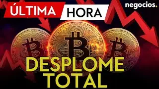 &Uacute;LTIMA HORA | Bitcoin se desploma: cae 3.000 d&oacute;lares en unos minutos por liquidaciones masivas