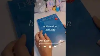 dark blood by enhypen album unboxing !! (half version) #enhypen #kpop #albumunboxing