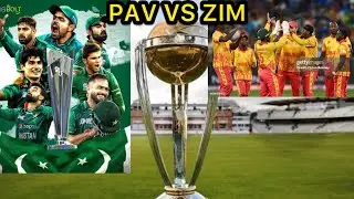 PAK VS ZIM WORLD CUP WCC 3 MATCH