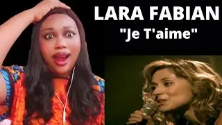 MUSIC LOVER REACTS TO LARA FABIAN - JE T'AIME (REACTION) #Larafabian #jetaime #larafabianreaction