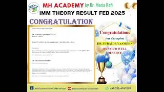 IMM theory feb 2025 | CPSP | #IMM #CPSP #MH academy by Dr Maria rafi