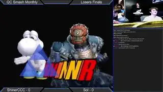 QC Smash September 2014 Monthly - Sol (Yoshi/Ganondorf) vs ShinerCCC (Ganondorf) PM Loser's Finals
