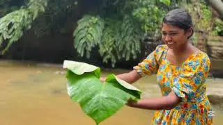 🌿 Refreshing Mix Fruit Achcharu by the Waterfall | Nature Food Vibes 🍊🍍🍎