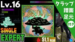 【DDR WORLD】Lv.16 BIGソムタム（ESP）【譜面＋足元＋クラップ】