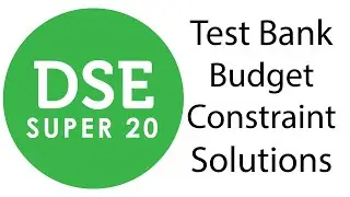 Budget Constraint MCQ 5 Solution