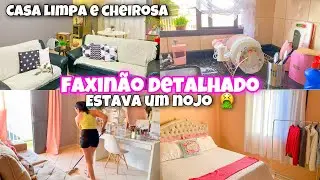 FAXINA PESADA, 5 DIAS SEM LIMPAR A CASA, OLHA COMO FICOU LIMPO 🧼