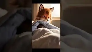 Fox Girl vs Blanket | Morning Struggle Loop | Ease Loop