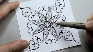 Drawing Zentangle – HEARTGRAM