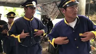 Lễ Động Quan do hội Đạo Tỳ ấp ch&ugrave;a Đất Đỏ x&atilde; T&acirc;n Đ&ocirc;ng biểu diễn 23/11 Ất Tỵ