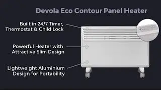 Devola Eco Contour 2kW Panel Heater - DVS Range
