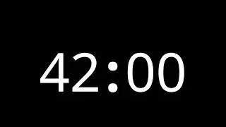 42 Minute Countdown Timer