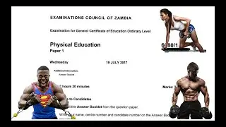 2017 Physical Education P1  Section B