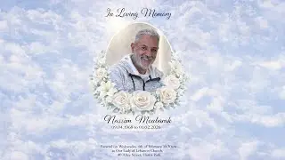 Funeral Service for the late Nassim Moubarak | Wednesday 4 February 2026 at 10:30 am