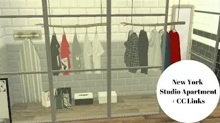 New York Studio Apartment | The Sims 4 Speed Build + CC Download Link | ImJustGaming