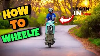 How to do Wheelie on Scooty / Scooter | Learn in only 5 min