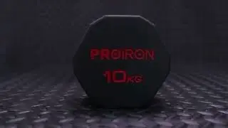 PROIRON steel-core rubber dumbbells, for high-end commercial or home gym, the best dumbbell carfts