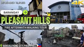 Pleasant Hills Fire | Dec 2025 | Mandaluyong City | Walking Through the Aftermath [4K]
