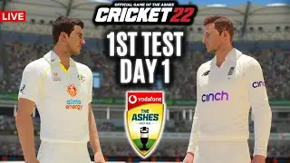 The Ashes 2021-22 - 1st Test Day 1 The Gabba - Cricket 22 Live - RtxVivek