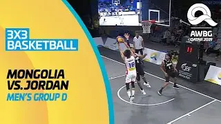 3x3 Basketball - Mongolia vs Jordan | Men's Group D Match | ANOC World Beach Games Qatar 2019