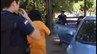 Allanamiento a una playa de autos por presunta estafa