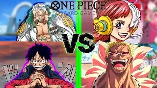 ONE PIECE TCG Buddy Battle!! NEW STARTER ONLY!! P Luffy / B Smoker VS G Uta / B Doflamingo