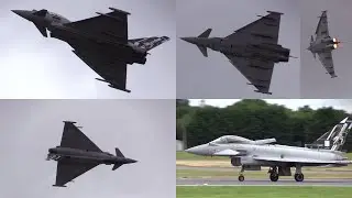 24/07/21 RIAT 2024 | Italian Air Force RSV F-2000A Typhoon Flying Display at Day 3
