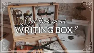&iquest;Qu&eacute; llevo en mi writing box? || Journaling || Caja de escritura Vintage