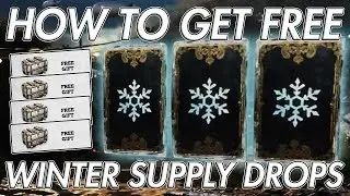 HOW TO GET FREE WINTER BRIBE SUPPLY DROP in COD WW2! FREE WINTER SUPPLY DROP COD WW2 DLC WEAPONS!