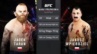 WIELKI REWANŻ POLAK&Oacute;W W UFC - Janusz Wpierdziel VS Jacek Taran
