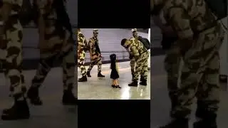 A Cute Baby Respect To Indian Army Soldiers ❤ #shorts