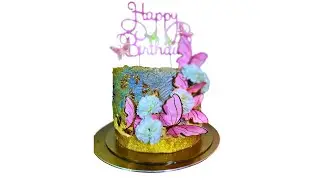 Textured Buttercream Cake