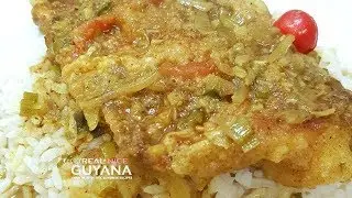 Butter Fish Curry,  step by step Recipe Video II Real Nice Guyana.