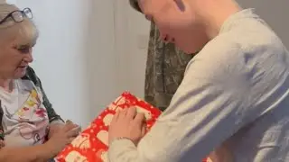 Heartfelt Moment: Boy Unwraps Christmas Gift of Late Mother's Photo || WooGlobe