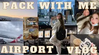 TRAVEL VLOG✈️ | flying to Calgary, pack with me, airport vlog, travel essentials, and more!