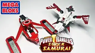 🟠🔍 Обзор Набора MEGA Bloks Power Rangers &ldquo;Super Samurai Red Ranger Vs Deker&rdquo; (2012)