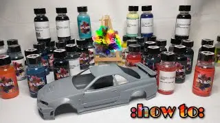 :how to: use splash paints on scale models