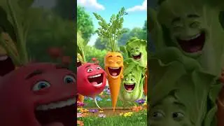 Vegetables teasing each other #aivideo #cute #fun #entertainment #teasing