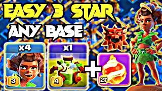 Easy 3 Star | Root rider + Fireball Attack Strategy | Best 🏆 Rank Battle TH17 Attack Strategy | Coc