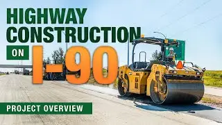 Highway Paving on Interstate I-90 from Minnesota to South Dakota Border