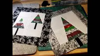 Strip-Pieced Christmas Trees - Block 1 of Christmas Quilt@simplyquiltingwithnancysanders