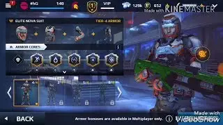 Modern combat 5 | Best armor cores for Nova elite armor in MC5